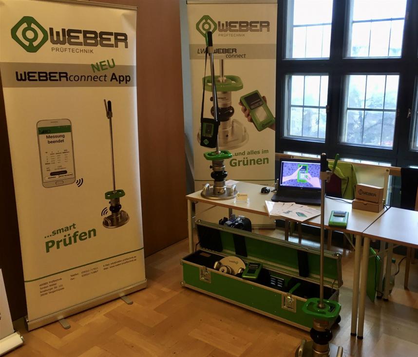 Light Weight Deflectometer on 6. asphalt days Dresden